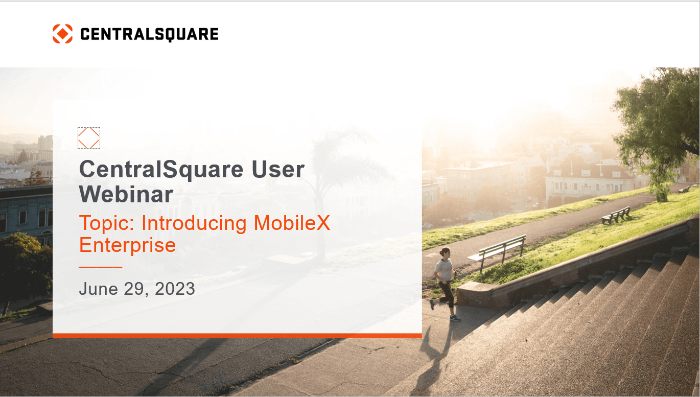 Screenshot of Introducing MobileX and Enterprise webinar